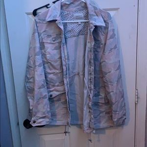 Pink grey and white Army designed jacket